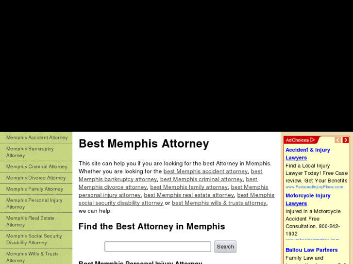 www.bestmemphisattorney.com
