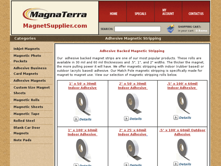 www.adhesivemagneticstrips.com