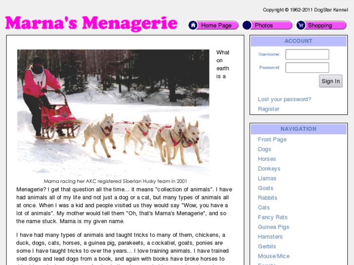 www.marnasmenagerie.com
