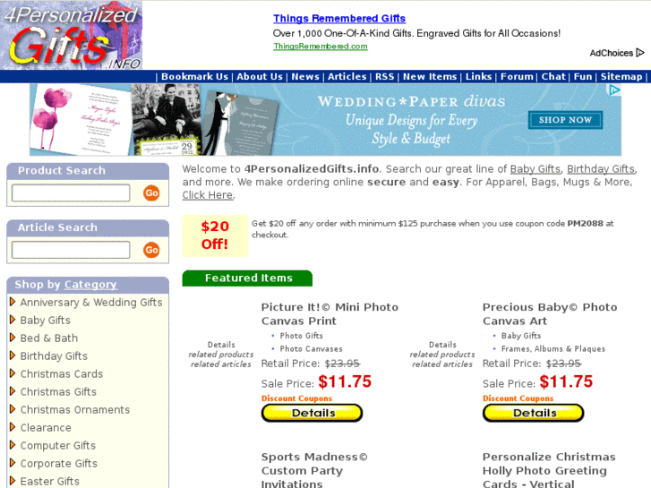 www.4personalizedgifts.info