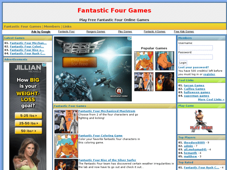 www.fantasticfourgames.org
