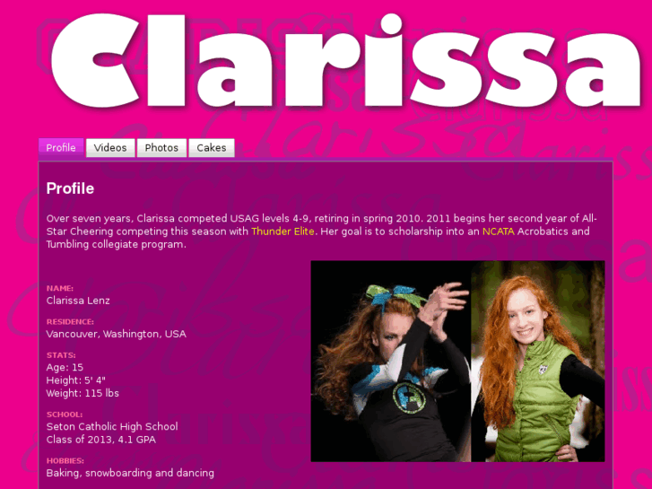 www.clarissalenz.com