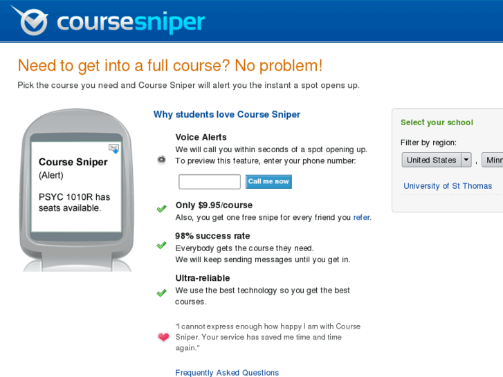 www.coursesniper.com