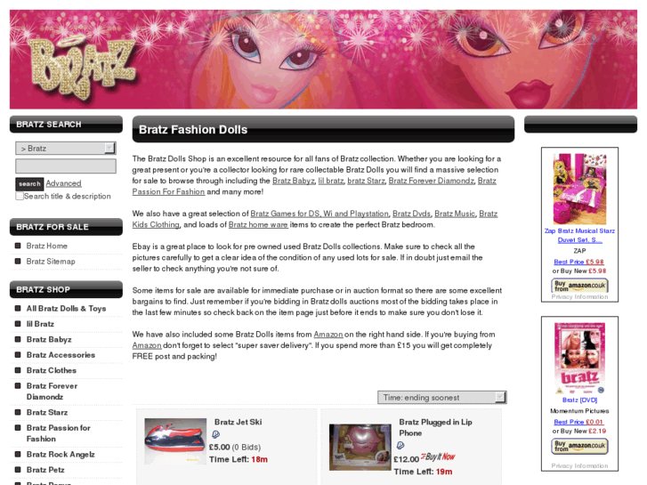 www.bratzdollssales.com