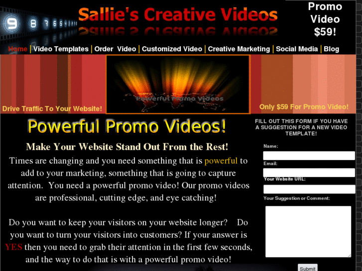 www.salliescreativevideos.com