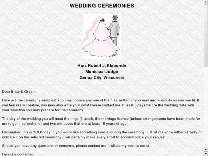 www.ceremonysample.com