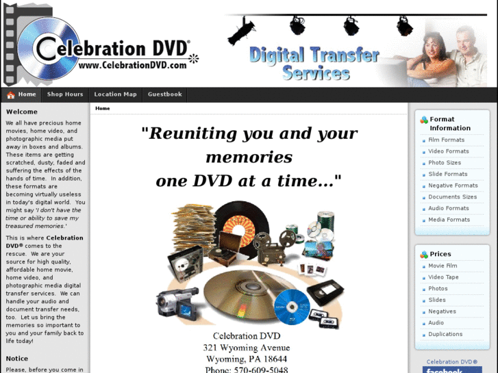 www.celebrationdvd.com