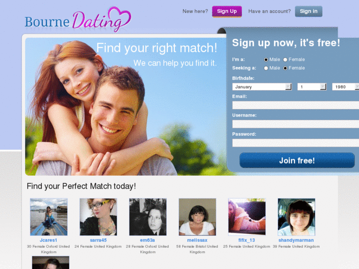 www.bournedating.com