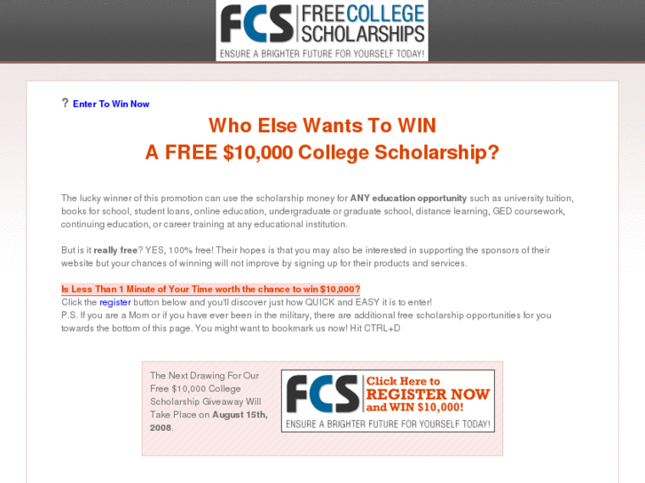 www.myfreecollegescholarship.com