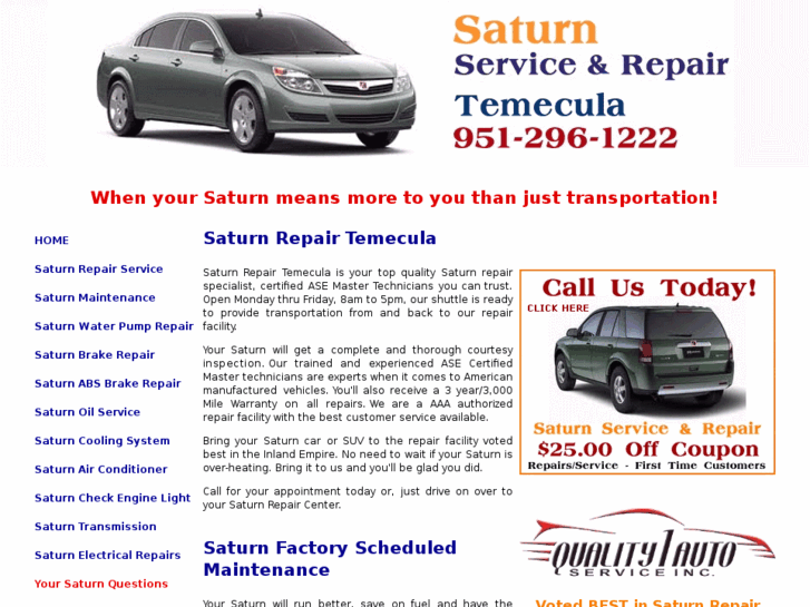 www.saturnrepairtemecula.com