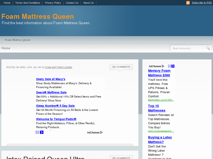 www.foammattressqueen.com