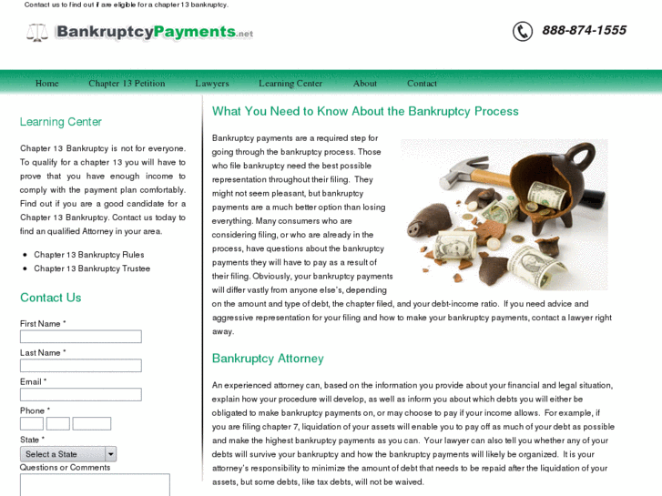 www.bankruptcypayments.net