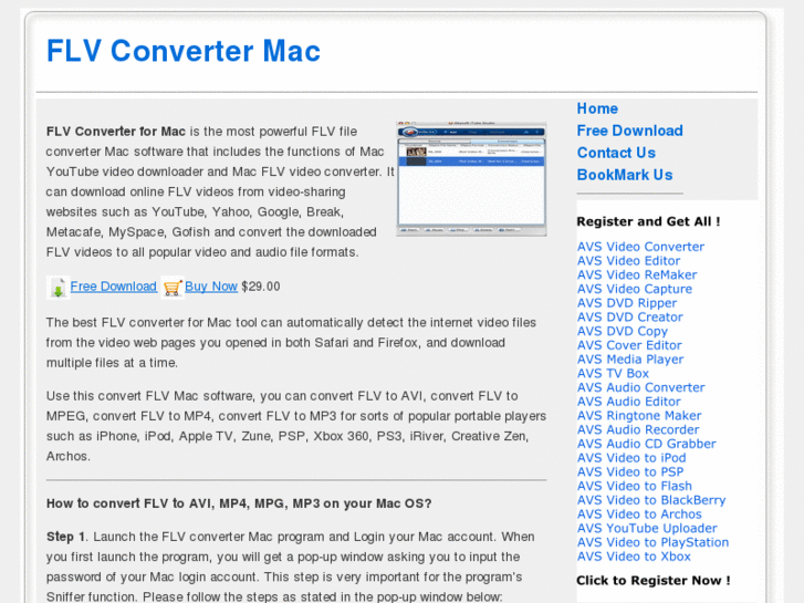 www.flvconvertermac.org