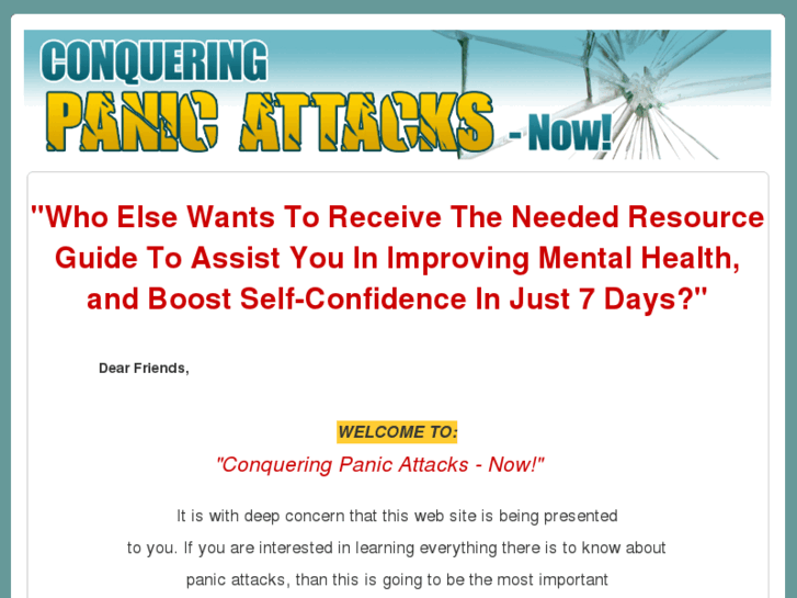 www.conqueringpanicattacksnow.com