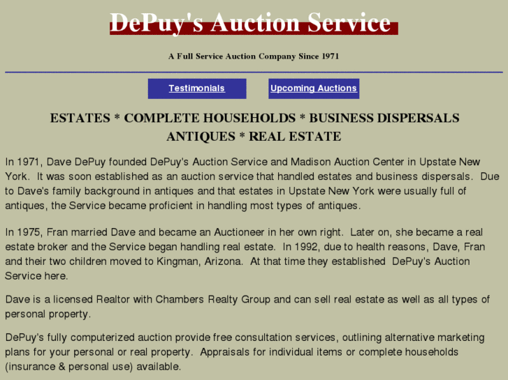 www.depuyauction.com