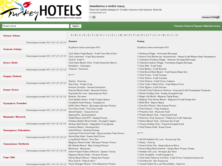 www.thotels.ru