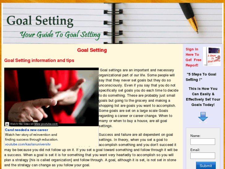 www.goalssettings.com