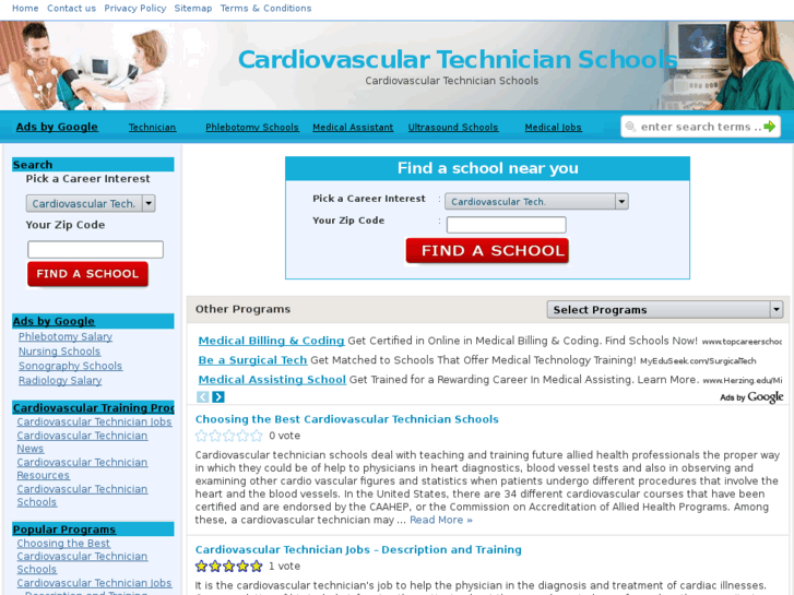 www.cardiovasculartechnicianschools.net