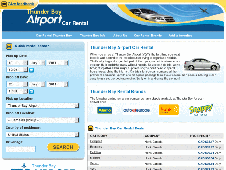 www.thunderbayairportcarrental.com