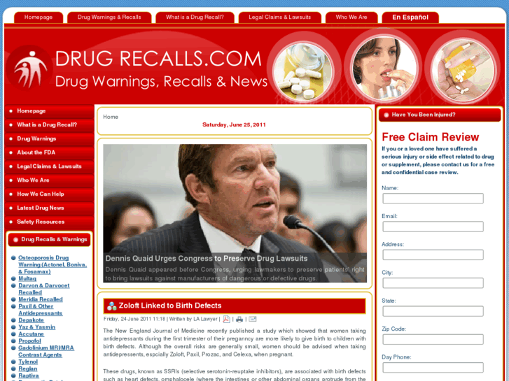 www.drugrecalls.com