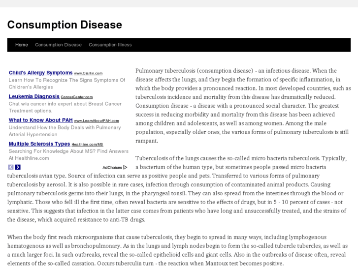 www.consumptiondisease.info