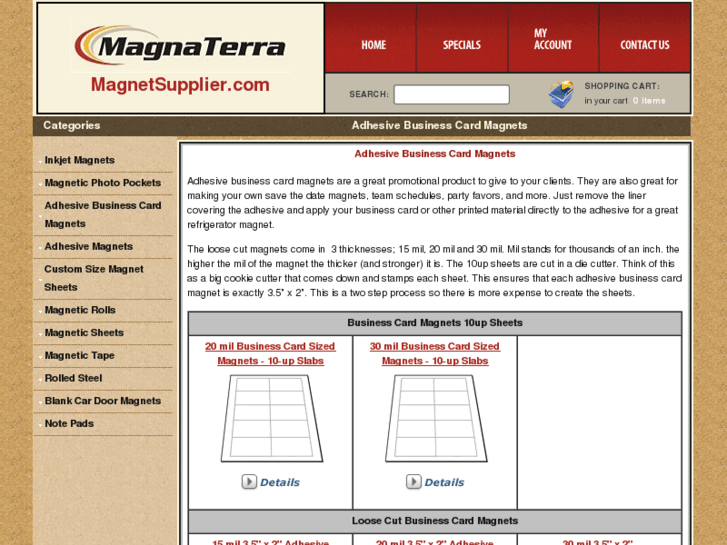 www.adhesivebusinescardmagnets.com