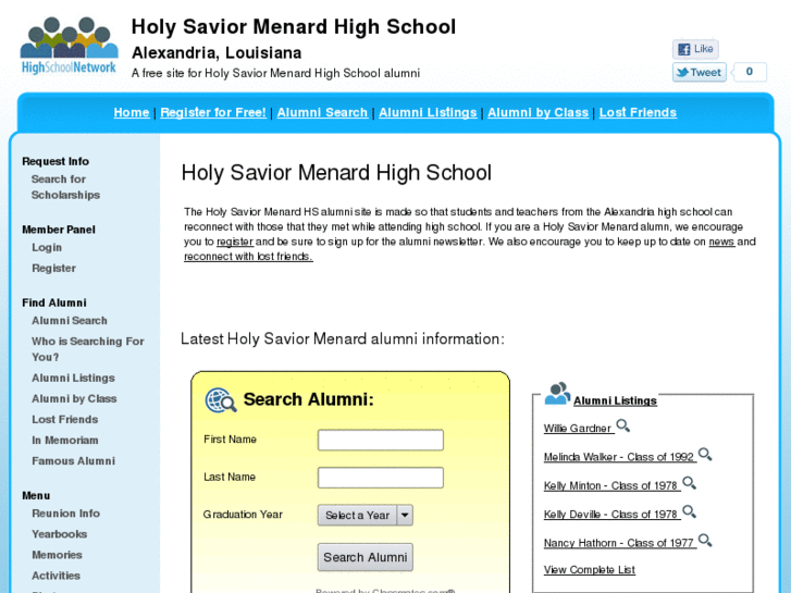 www.holysaviormenardhighschool.com