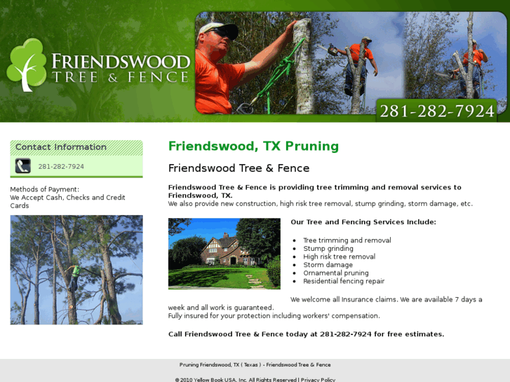 www.friendswoodtreeandfence.com