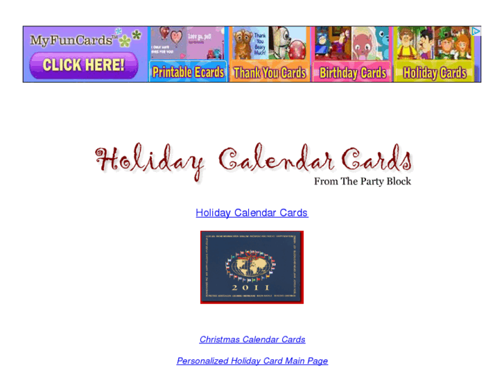 www.holidaycalendarcards.com