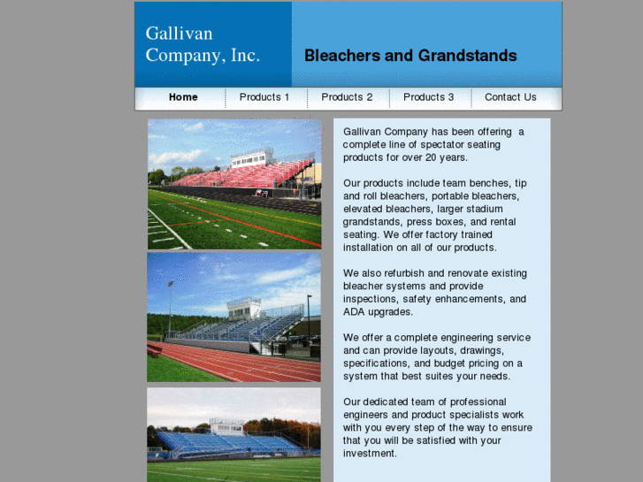 www.gallivanbleachers.com
