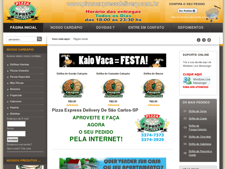 www.pizzaexpressdelivery.com.br
