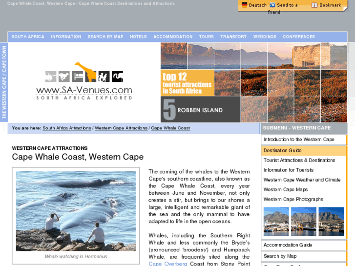 www.cape-whaleroute.co.za