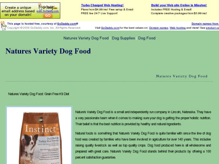 www.naturesvarietydogfood.com