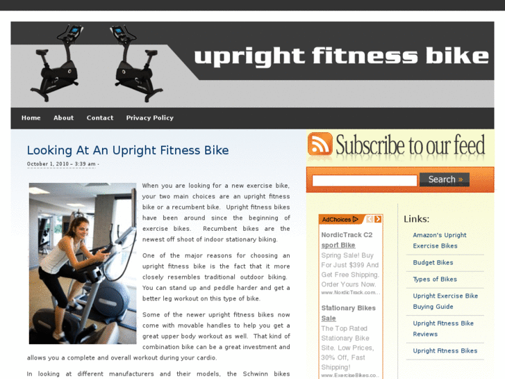 www.uprightfitnessbike.net