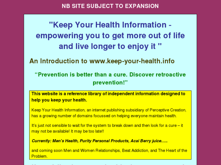 www.keep-your-health.info