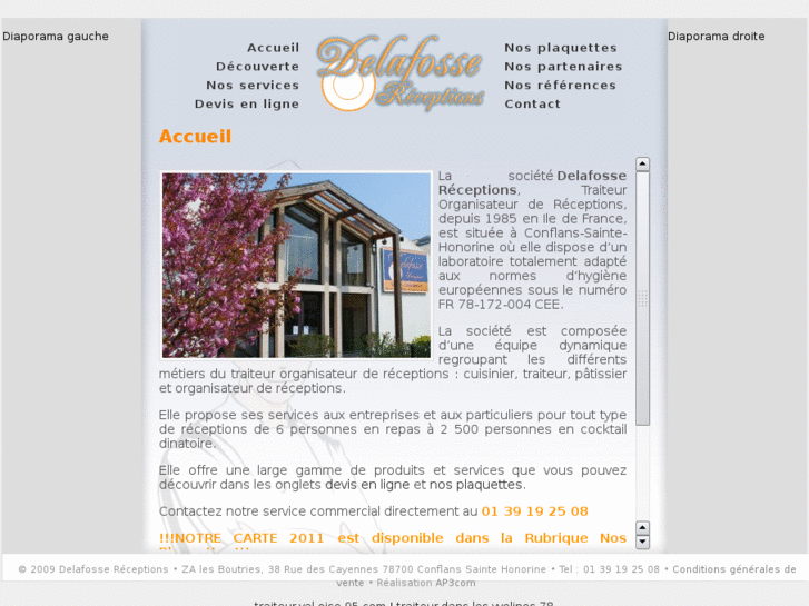 www.delafosse-receptions.com