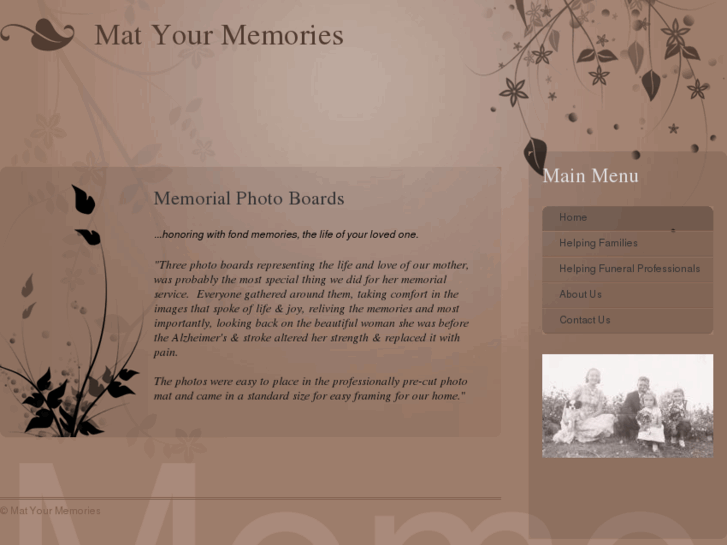www.matyourmemories.com