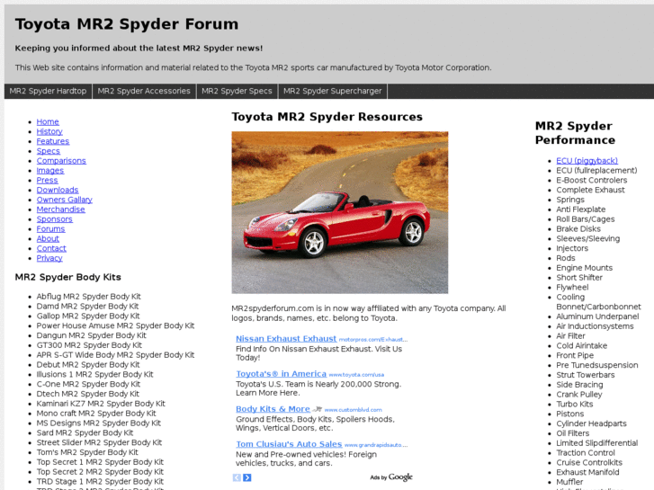 www.mr2spyderforum.com