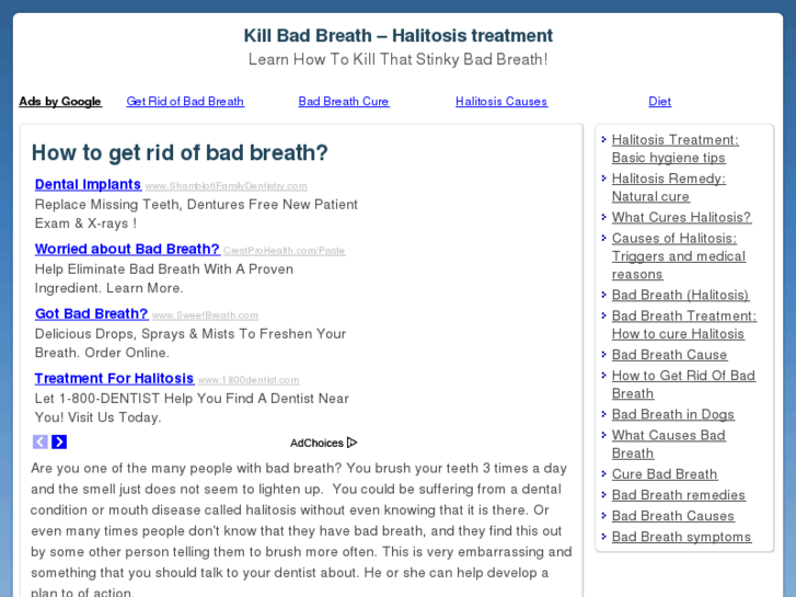 www.killbadbreath.com