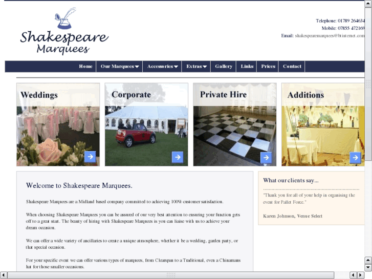 www.shakespearemarquees.co.uk