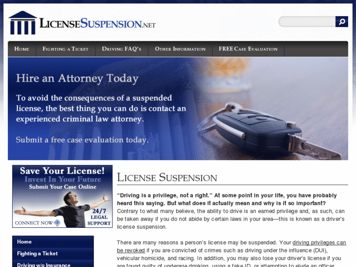 www.licensesuspension.net