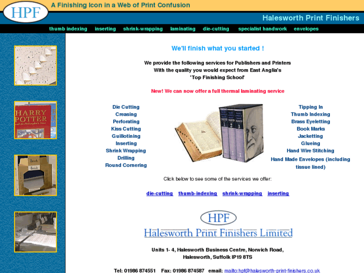 www.halesworth-print-finishers.co.uk