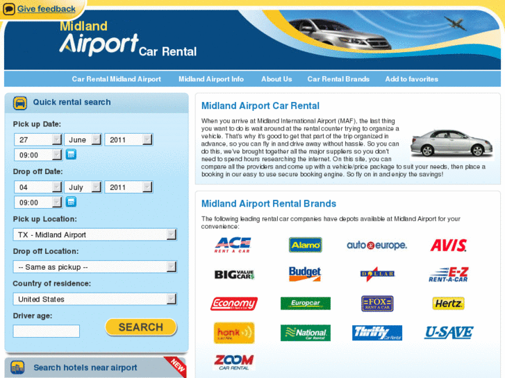 www.midlandairportcarrental.com