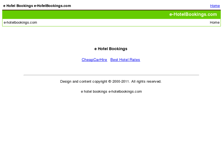 www.e-hotelbookings.com