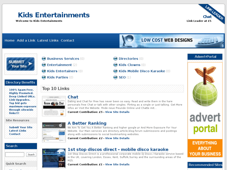 www.kidsentertainments.co.uk