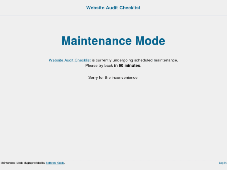 www.websiteauditchecklist.com