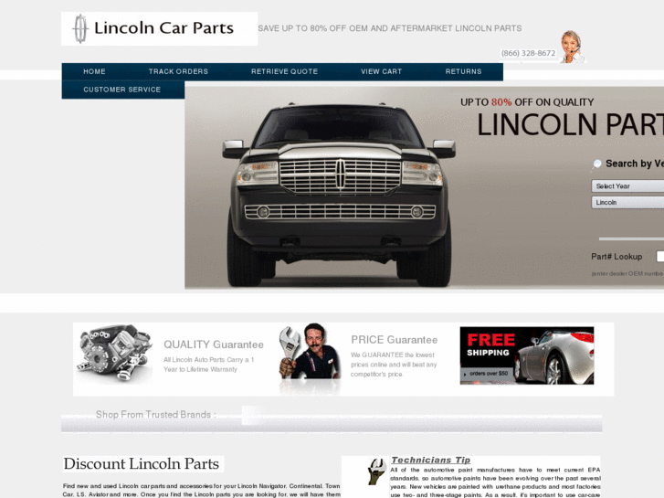 www.lincolncarparts.com