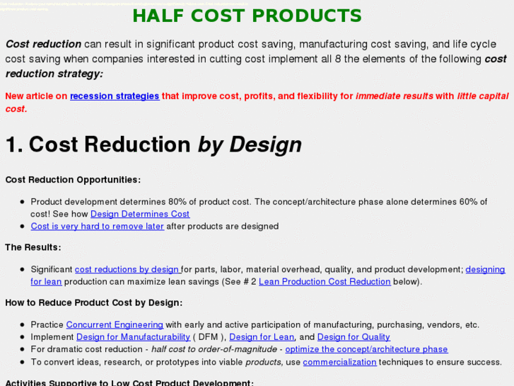 www.halfcostproducts.com