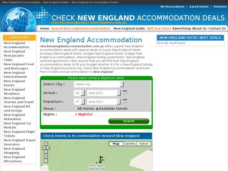 www.checknewenglandaccommodation.com.au