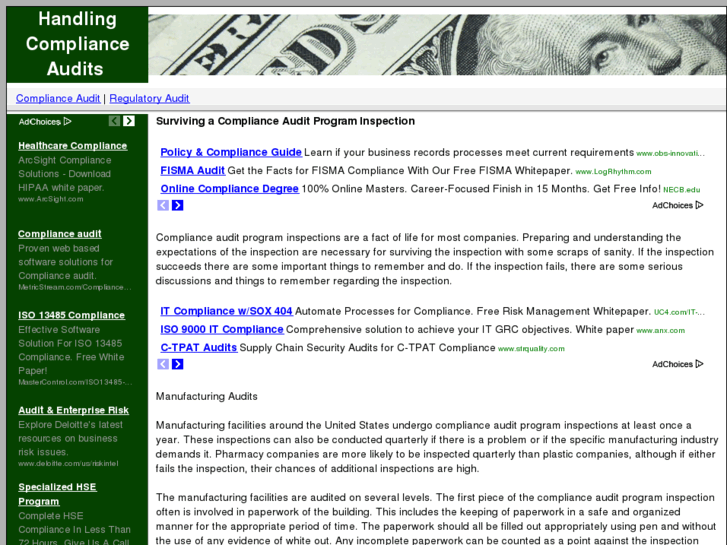 www.complianceauditprogram.com